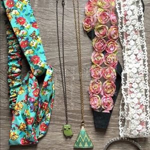 Headbands, Bracelet, and necklaces!
